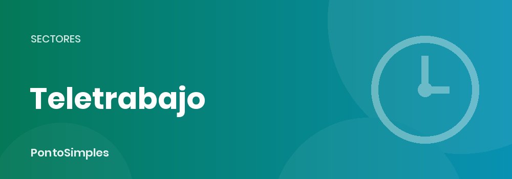 Persona trabajando desde casa con el portátil y fichando su jornada desde el móvil